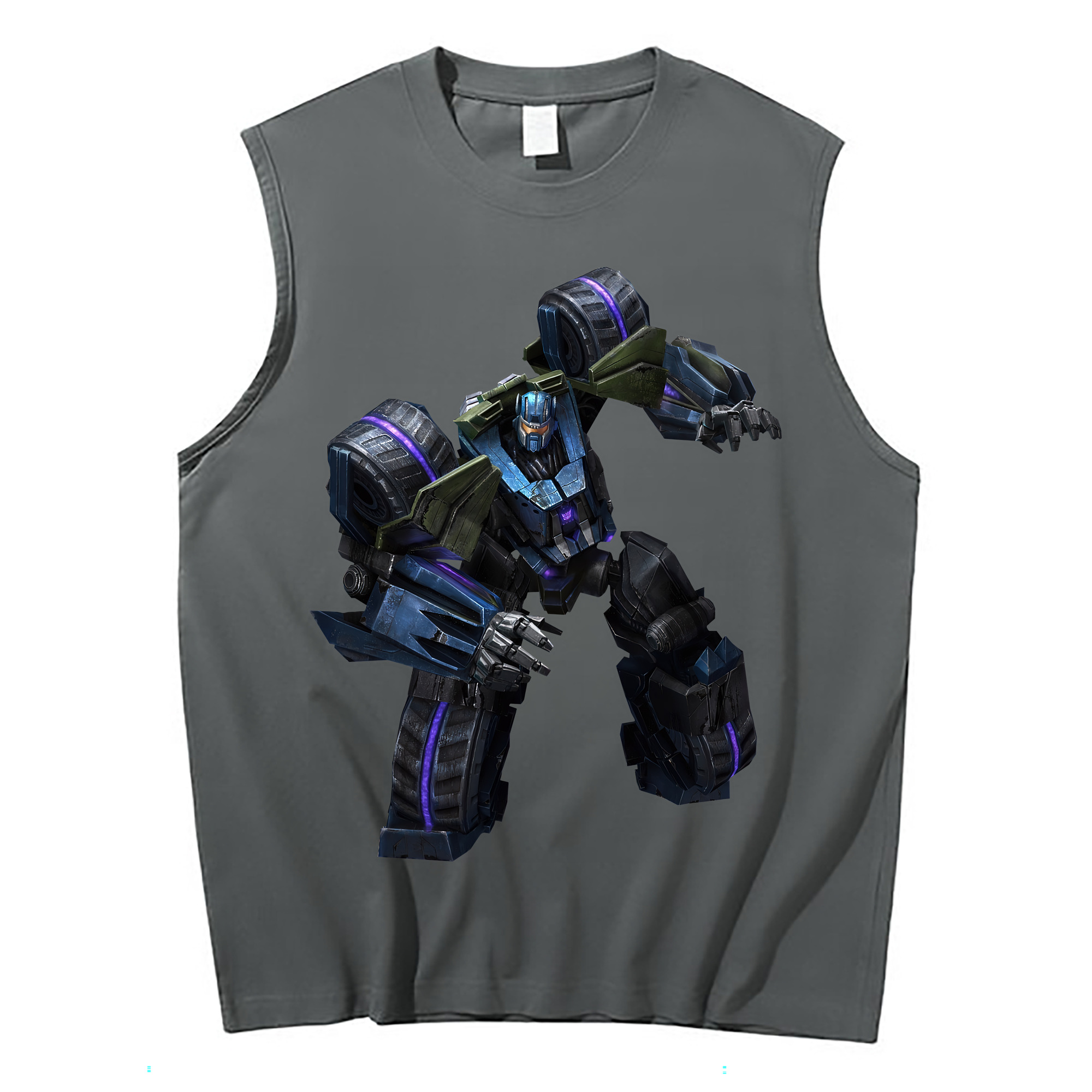 （画像用） Transformers トランスフォーマー コットン100％タンクトップ（フロントプリント）